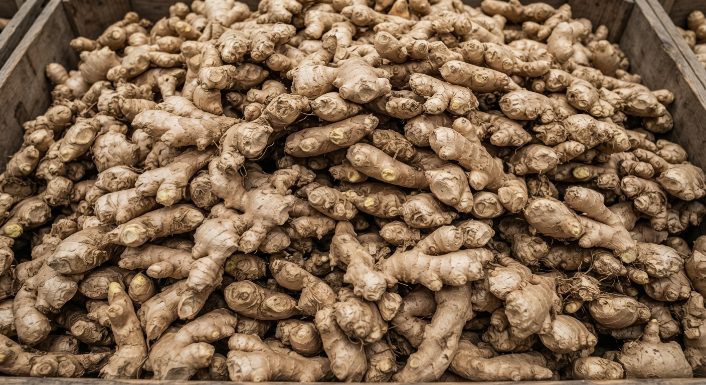 Ginger Root Grown in China