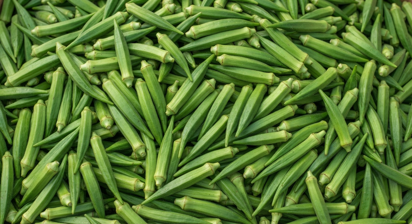 Indian Okra Grown in Honduras